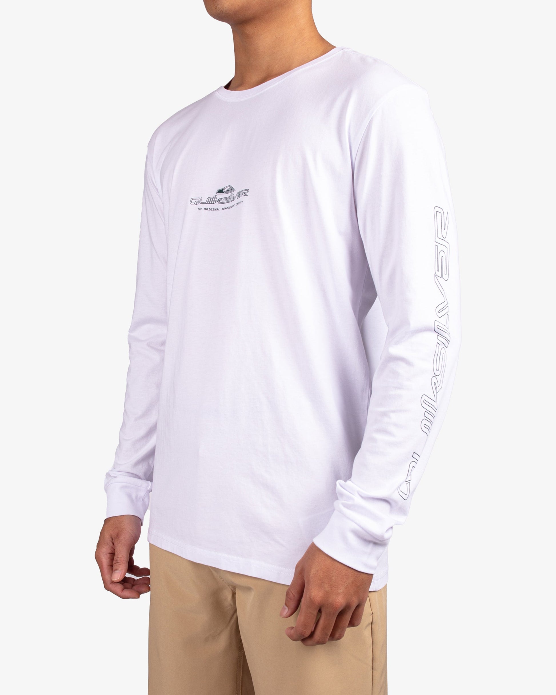 Mens Shadow Line Long Sleeve T-Shirt - Quiksilver Singapore 