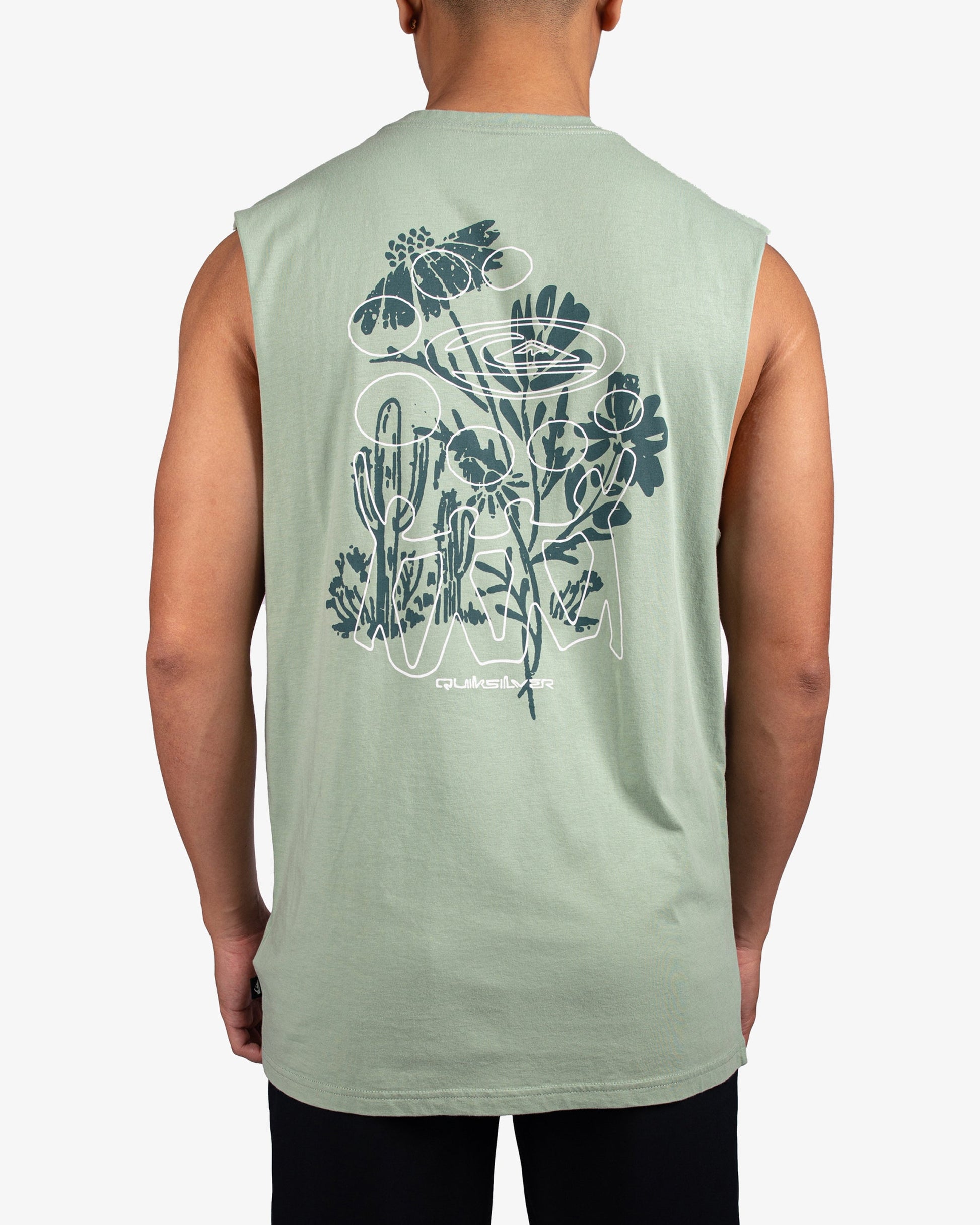 Mens Desert Trip Muscle Tee - Quiksilver Singapore 