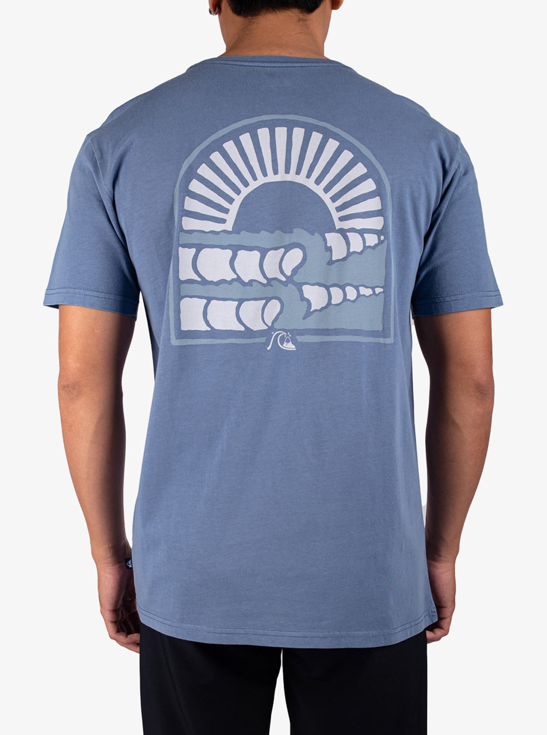 Mens Sunset Arc Wave T-Shirt - Quiksilver Singapore 