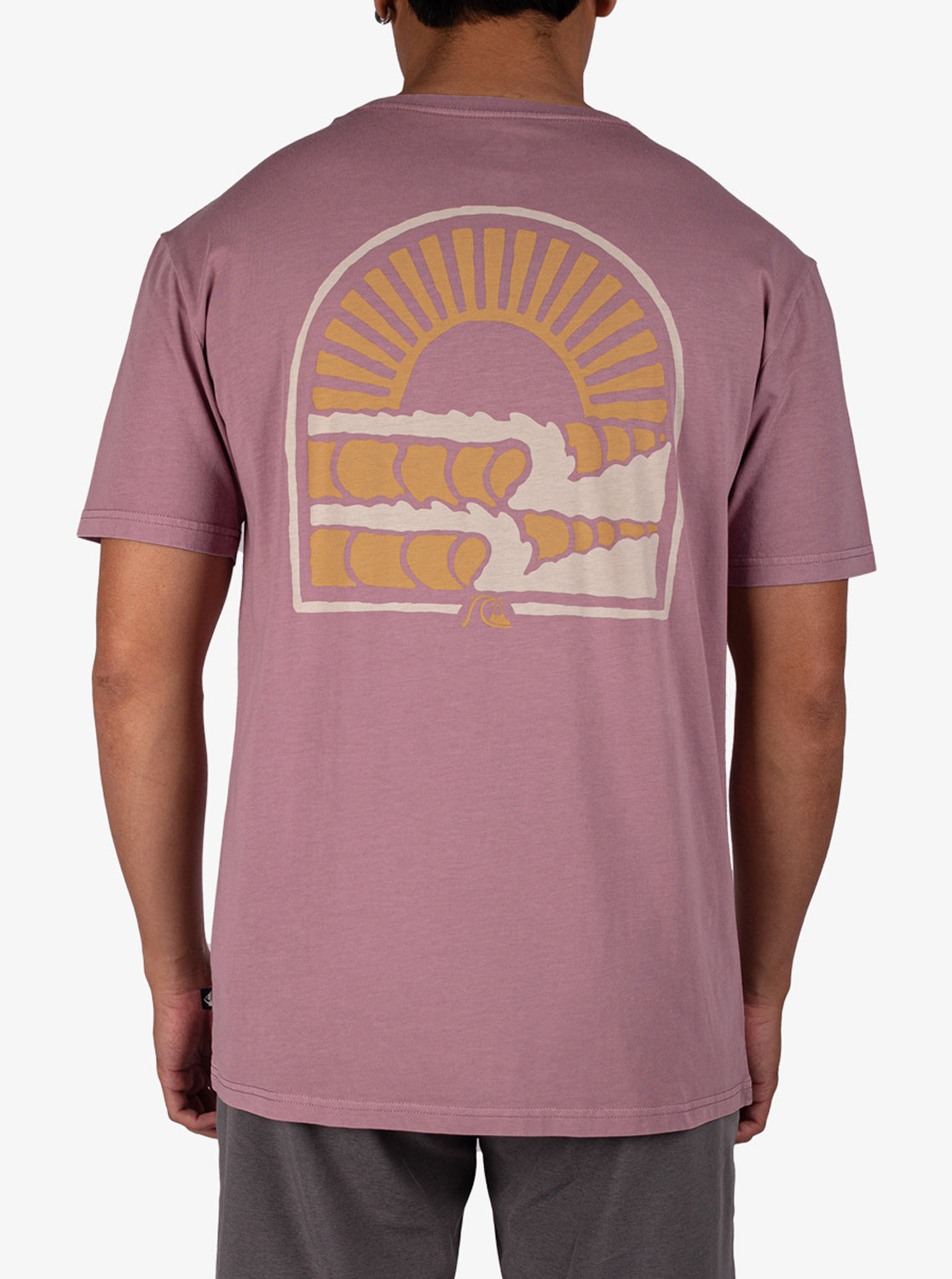 Mens Sunset Arc Wave T-Shirt - Quiksilver Singapore 
