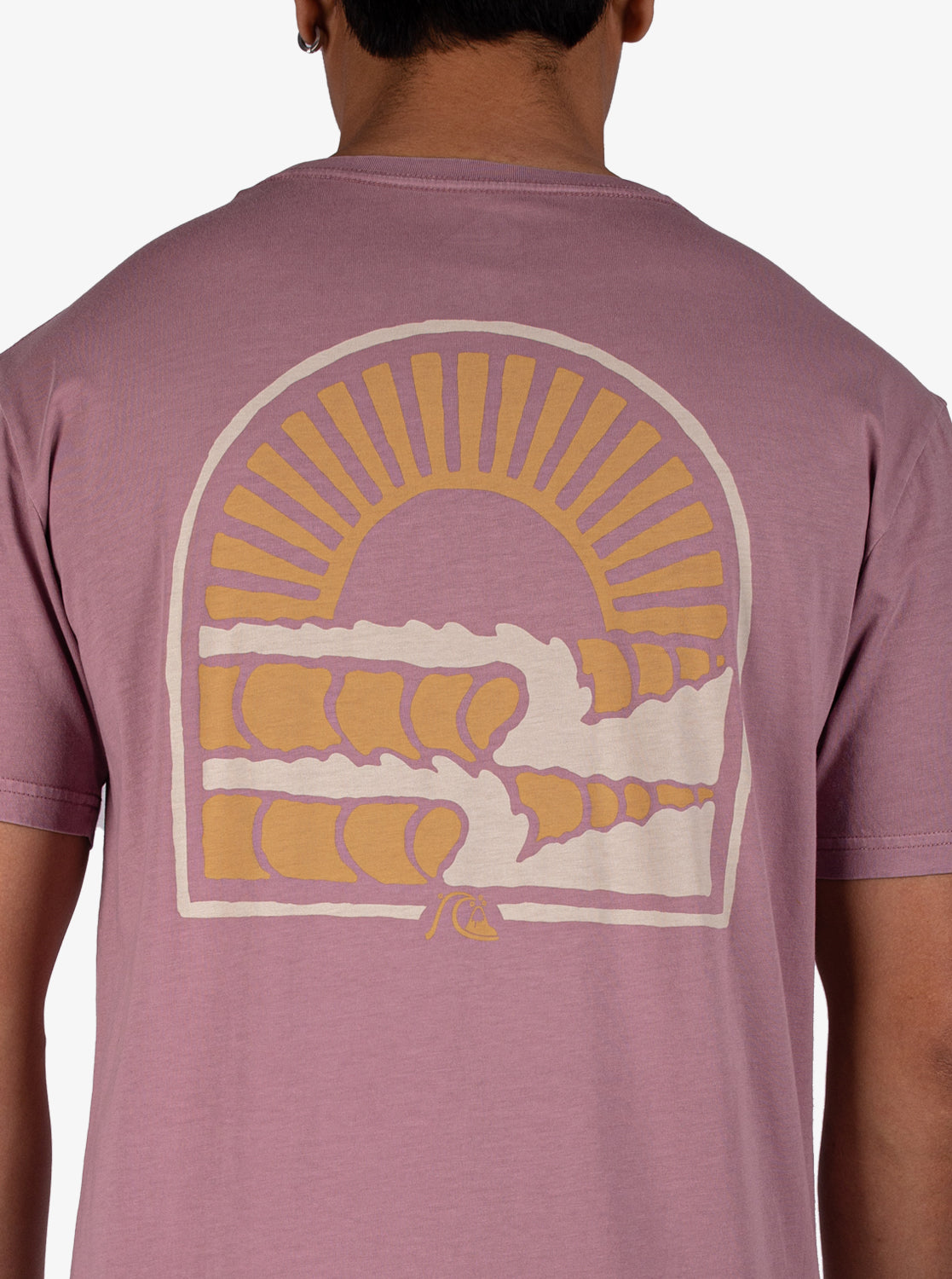 Mens Sunset Arc Wave T-Shirt - Quiksilver Singapore 
