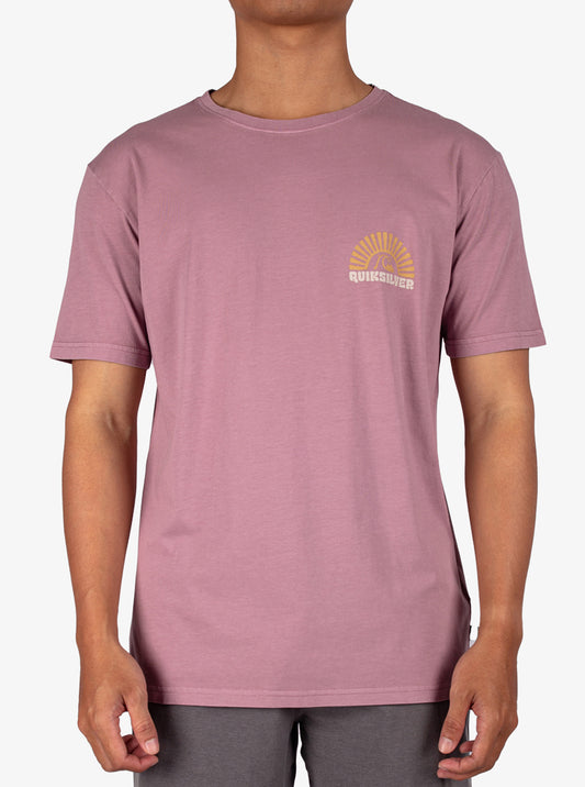 Mens Sunset Arc Wave T-Shirt - Quiksilver Singapore 