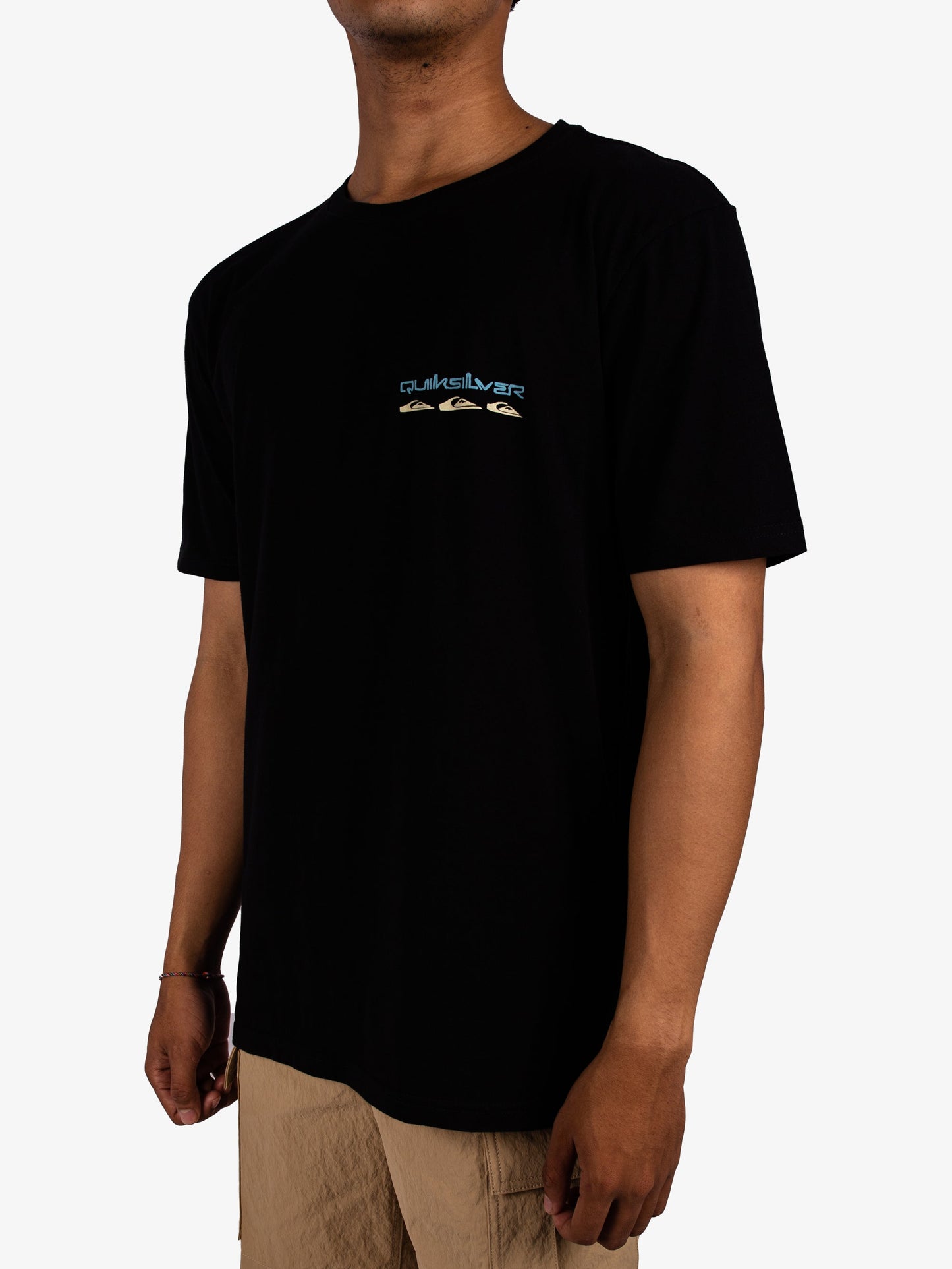 Mens Stacked Line Up T-Shirt - Quiksilver Singapore 