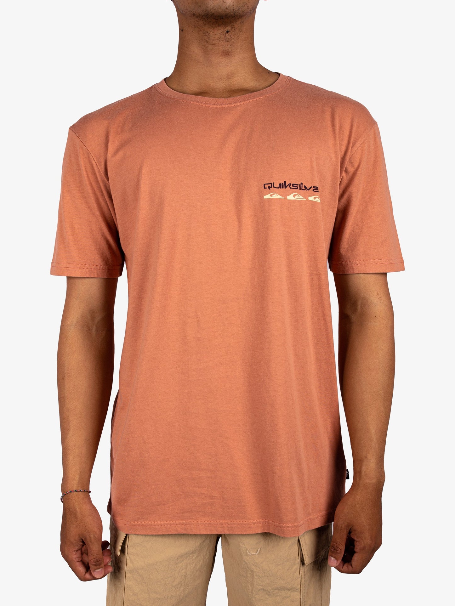 Mens Stacked Line Up T-Shirt - Quiksilver Singapore 