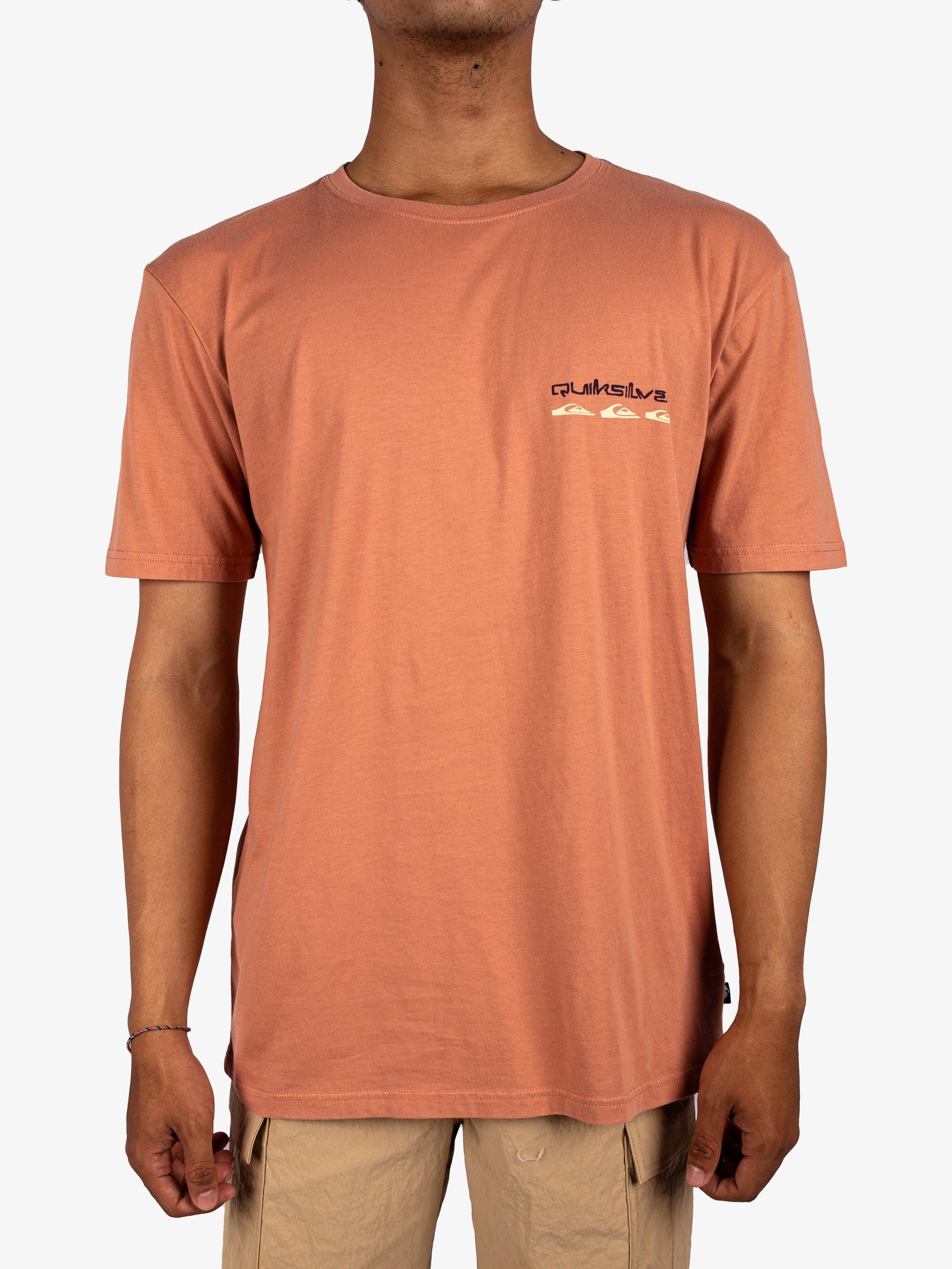 Mens Stacked Line Up T-Shirt - Quiksilver Singapore 