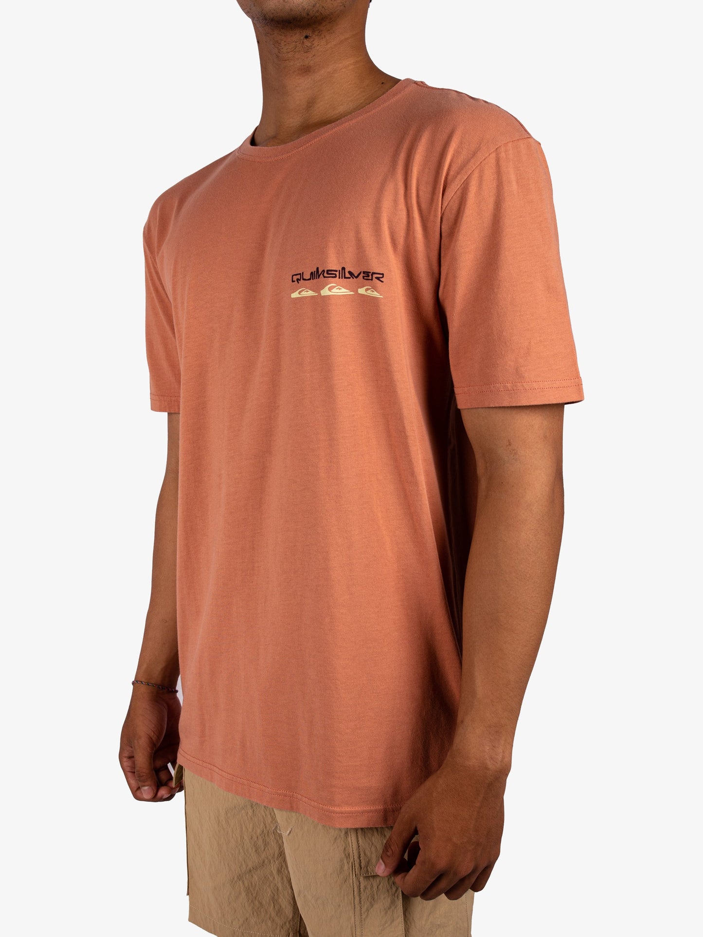 Mens Stacked Line Up T-Shirt - Quiksilver Singapore 