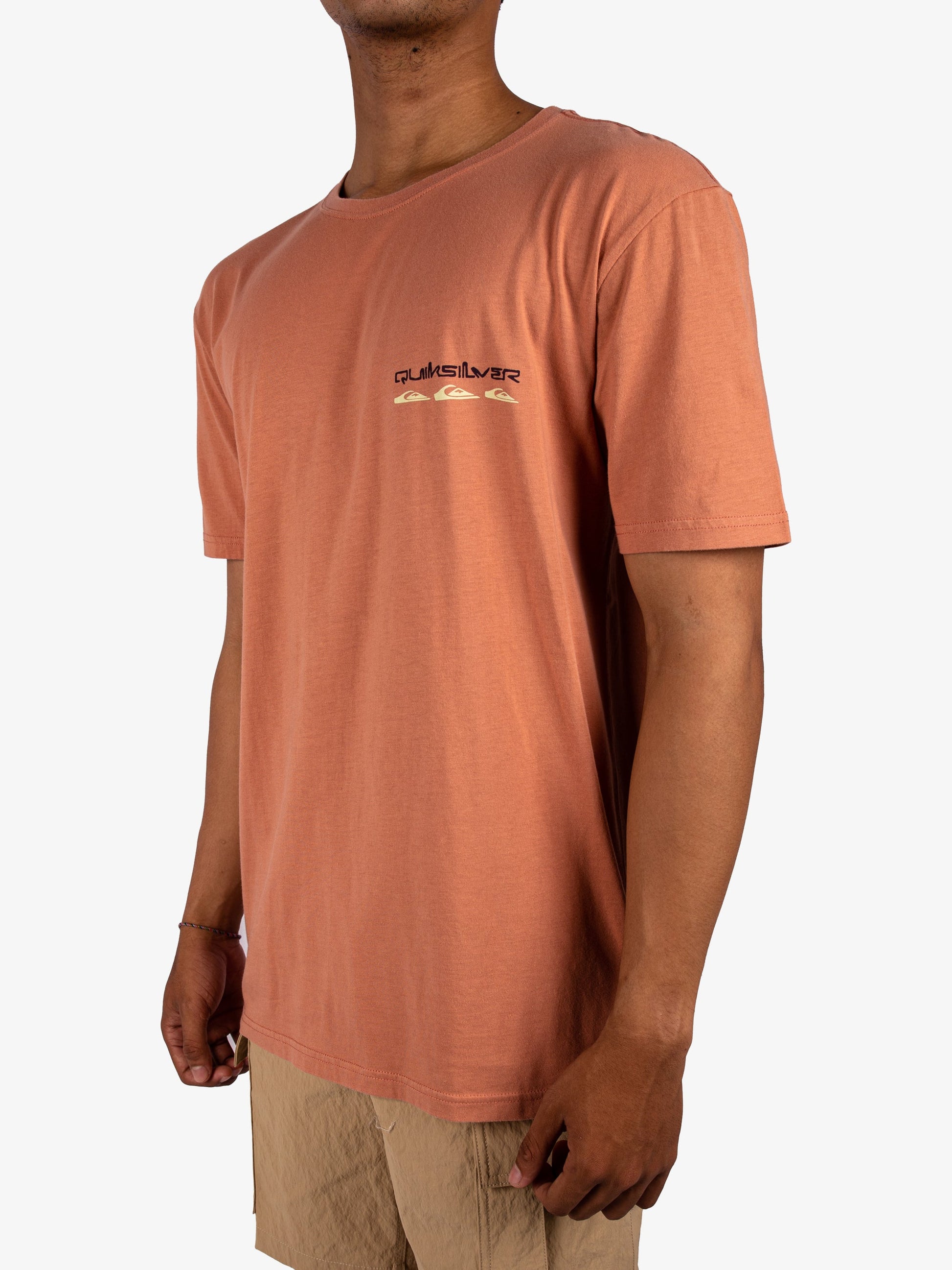 Mens Stacked Line Up T-Shirt - Quiksilver Singapore 